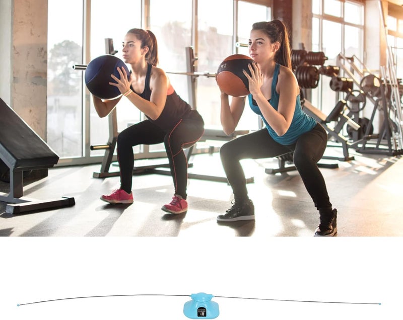 woobles Intelligent Jump Rope Machine, Automatic Jump Rope Machine Type C, Charging Exercise, Jump Rope Simulated for Home Leisure Sports(Blue) - Image 2